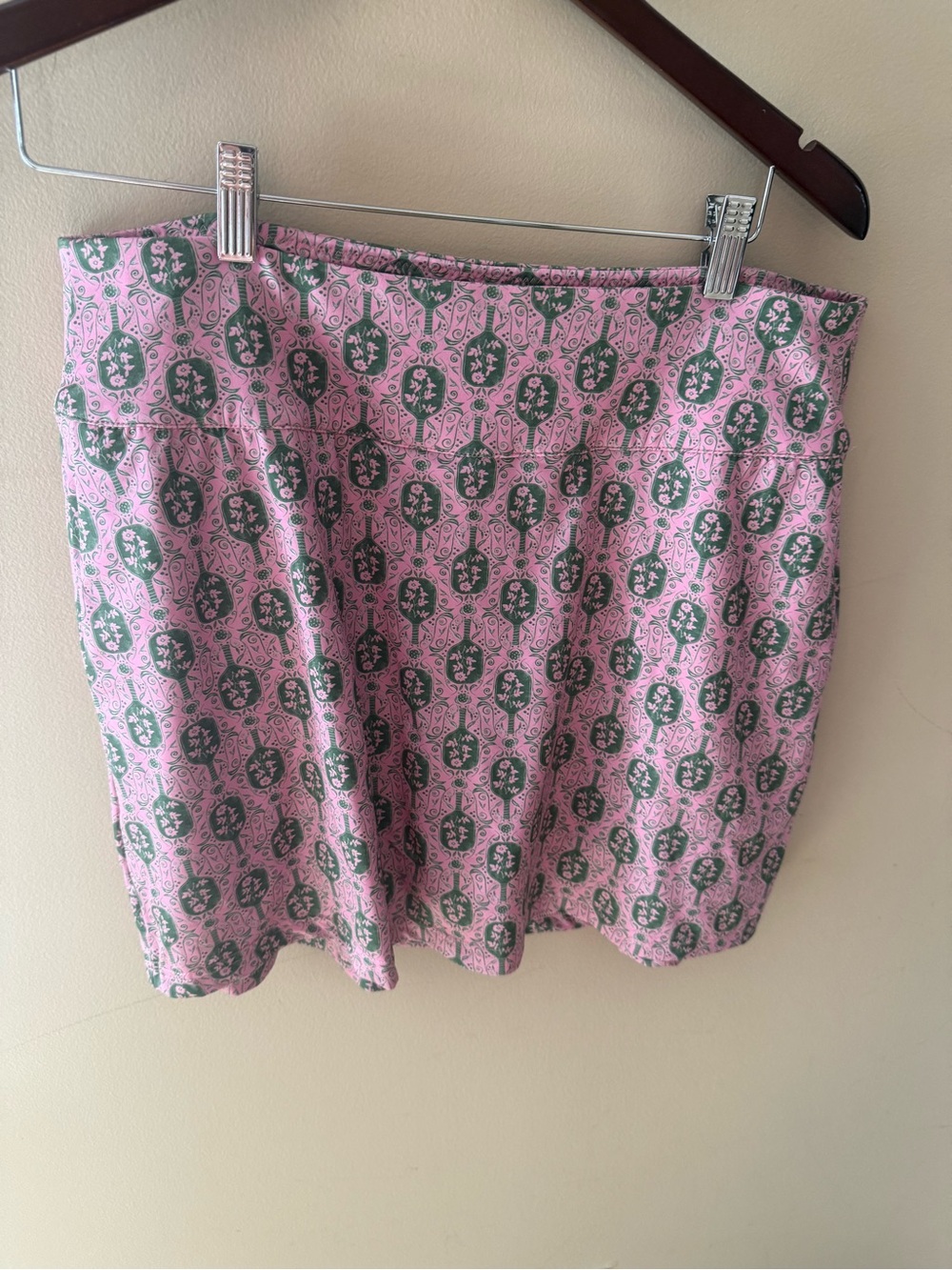 Cabana Life Pickleball Athletic pink green skirt skirt size large